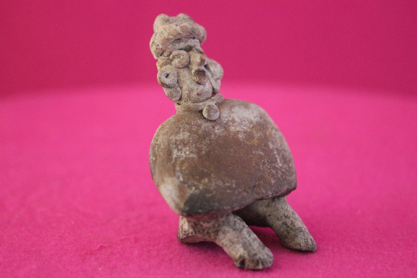 Pre Columbian Authentic Artifact Rare Skirted Tomb Figure Colima Mexico COA 183