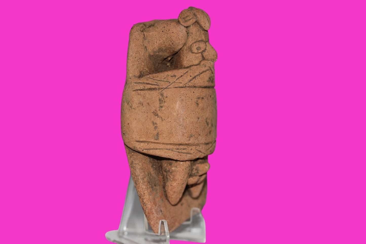 Pre Columbian Artifact Infant Tomb Burial Figure Colima Mexico 100 BC COA 223