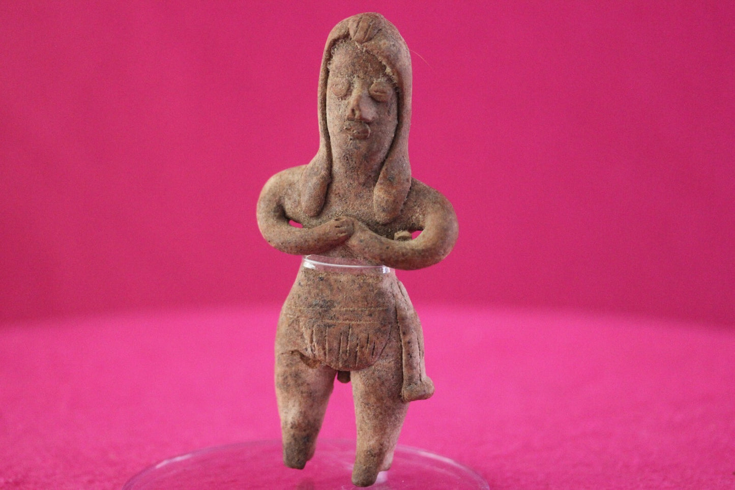 Authentic Pre Columbian Artifact Tomb Figure Colima Mexico 100 BC-250 AD COA 177