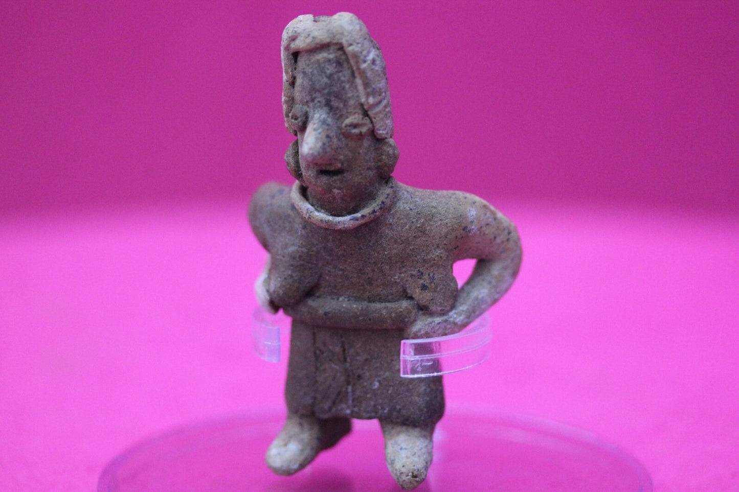 Pre Columbian Artifact Authentic Rare Grandma Tomb Figure Colima Mexico  COA 152
