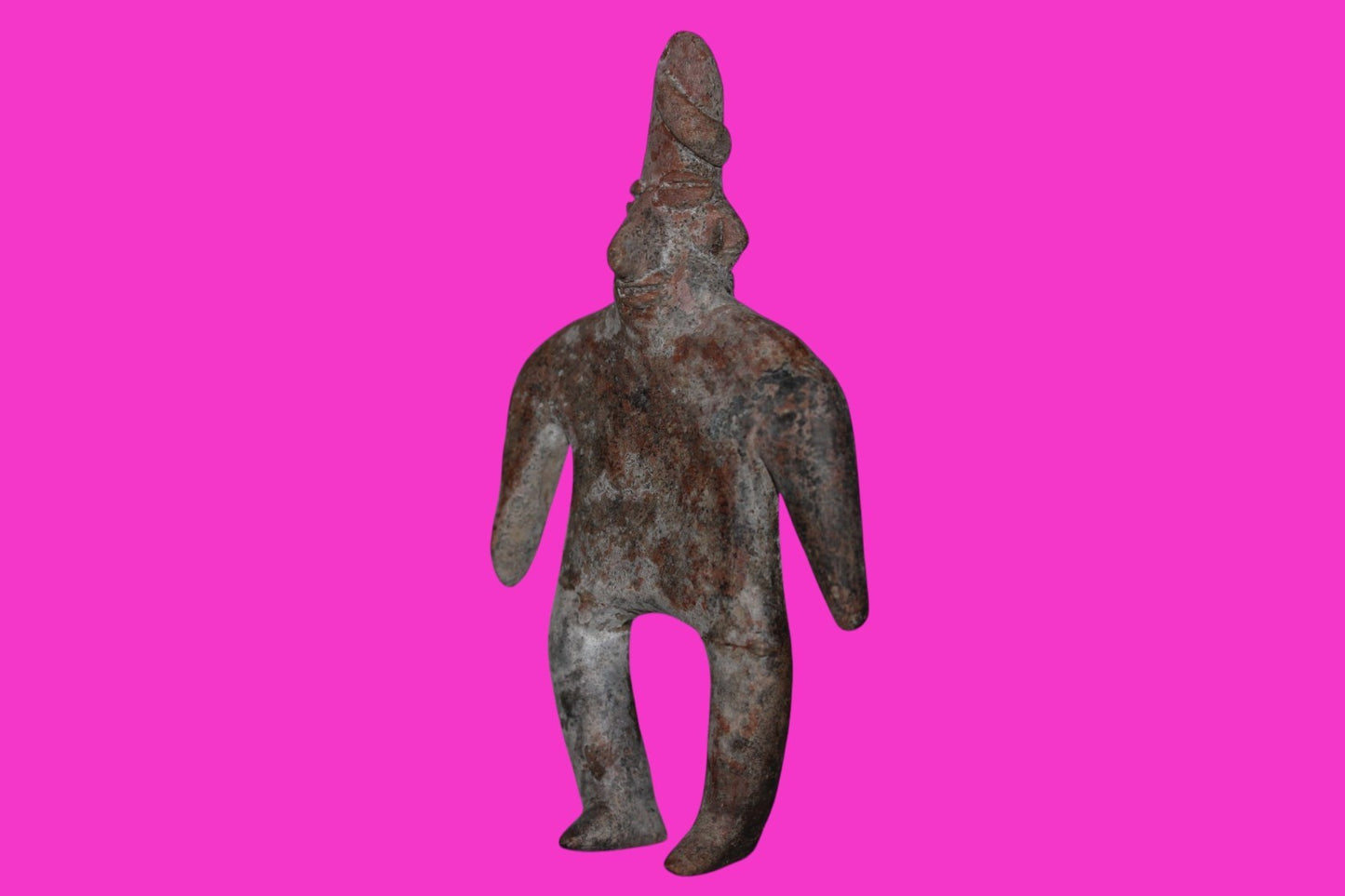 Authentic Pre Columbian Artifact Male Archaic Tomb Figure Colima Mexico COA 19