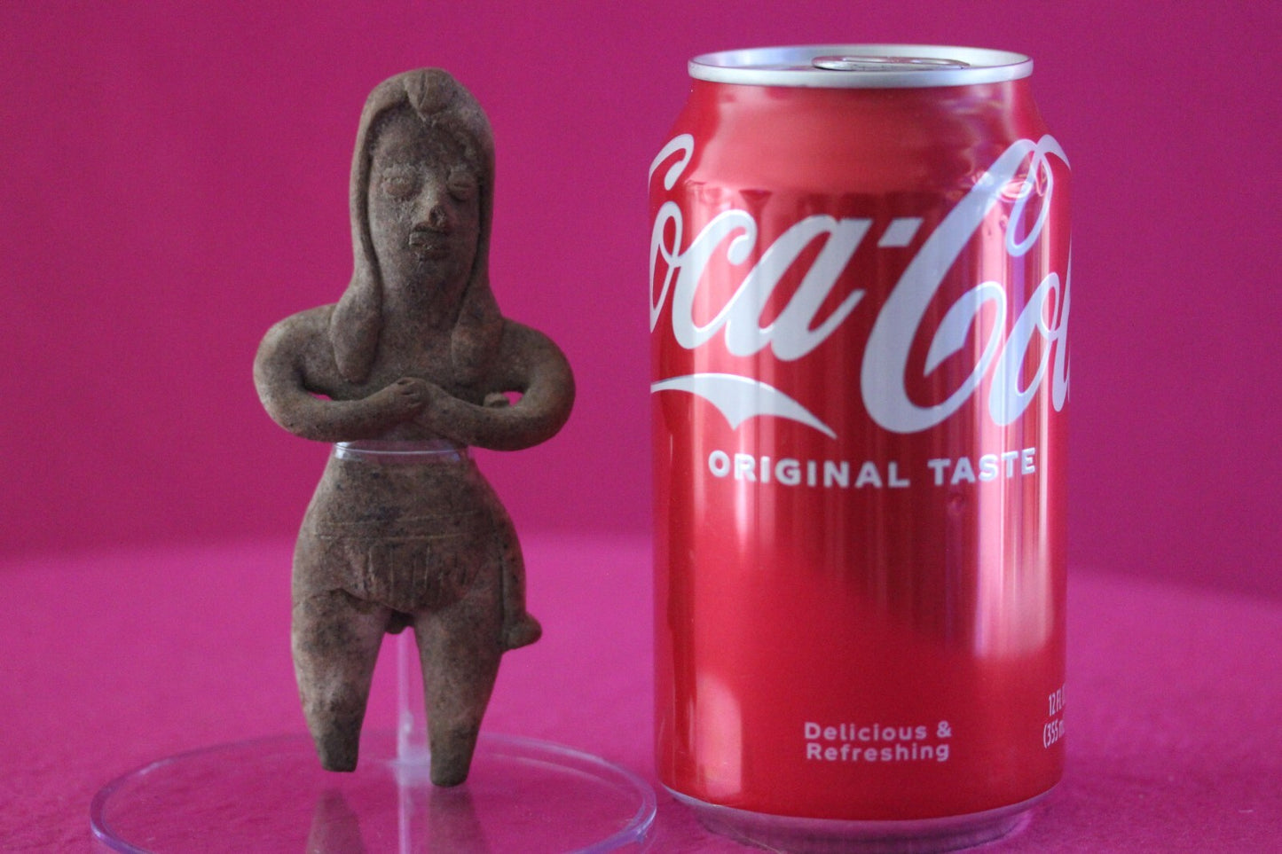 Authentic Pre Columbian Artifact Tomb Figure Colima Mexico 100 BC-250 AD COA 177