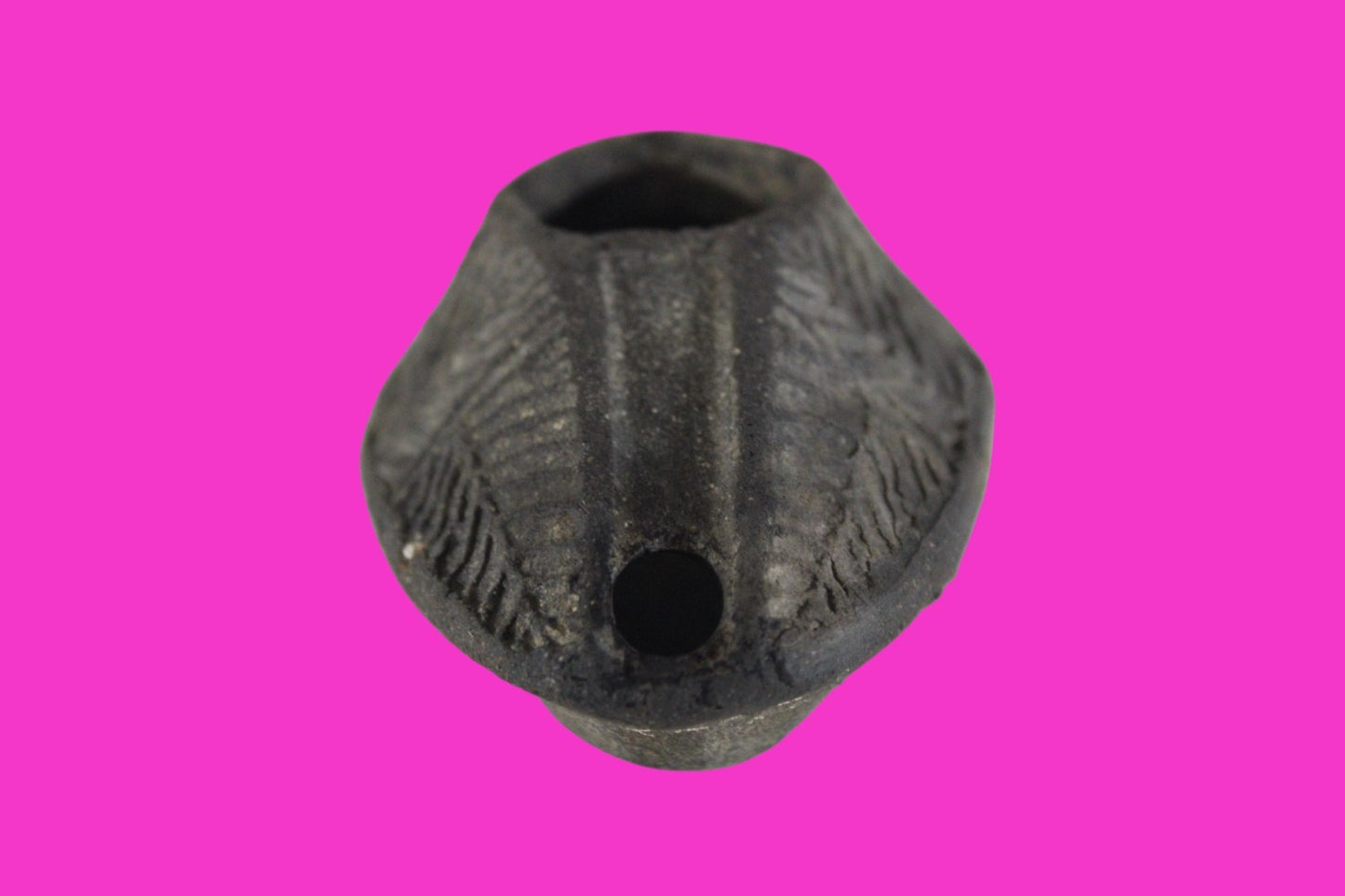 Oil Lamp Holy Land Ancient Artifact Jesus Christ Home Israel 300-600 AD COA 76