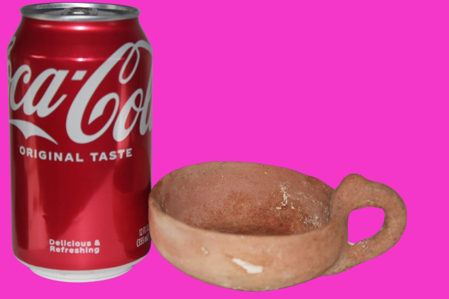 Ancient Holy Land Artifact Time Of Abraham Cup Jesus Christ Home 2000 BC COA 24