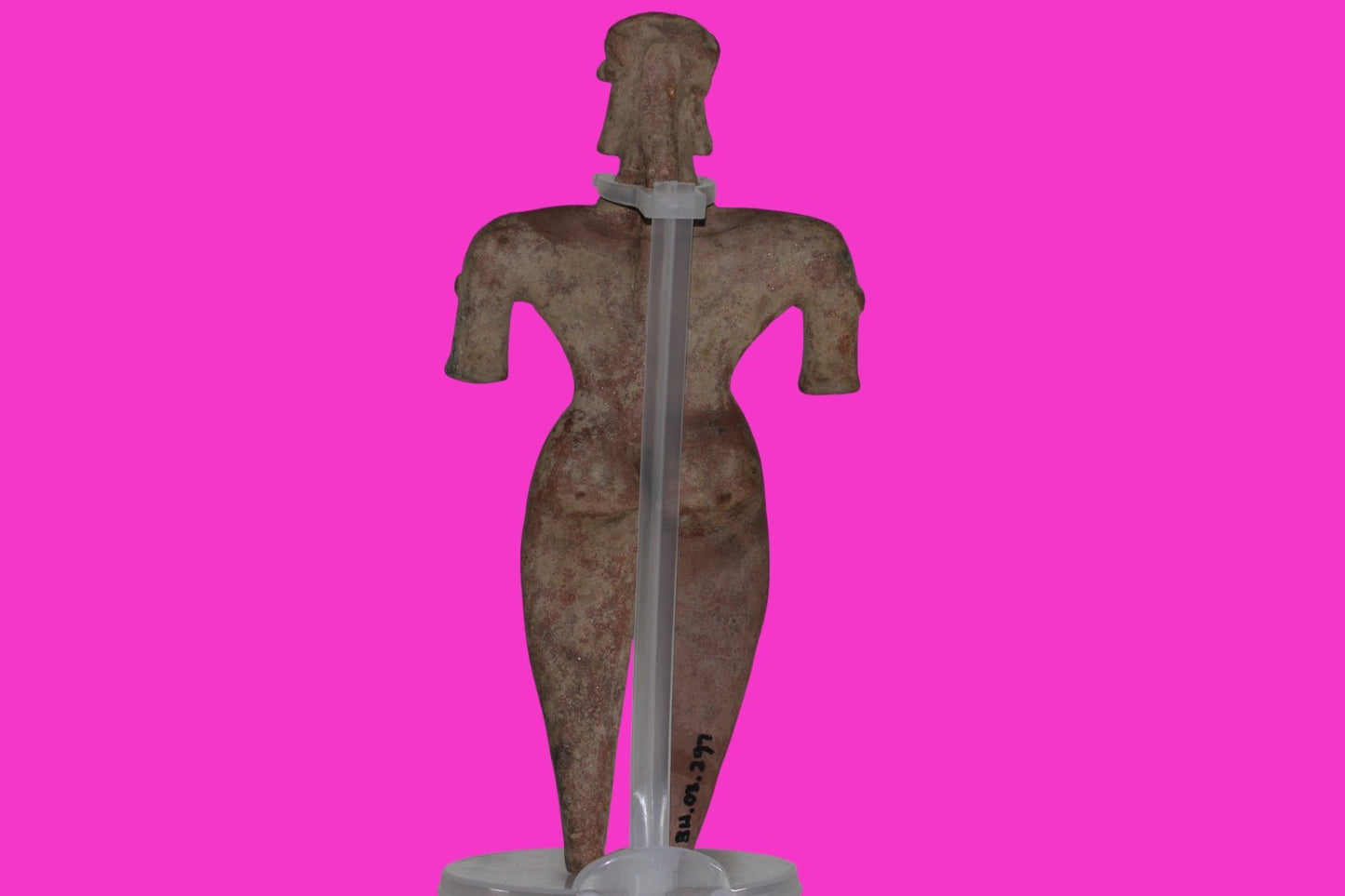 Pre Columbian Artifact Huge 9 Inch Tall Tomb Figure Colima Mexico 100 BC COA 233