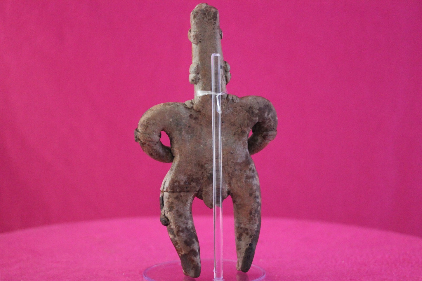 Authentic Pre Columbian Artifact Tomb Figure Colima Mexico 100 BC-250 AD COA 158