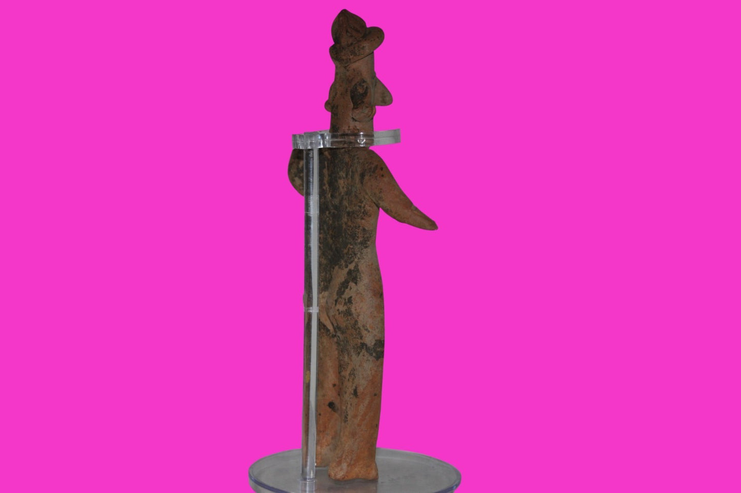 Pre Columbian Artifact 7 in Female Shaft Tomb Figure Colima Mexico 100BC COA 270