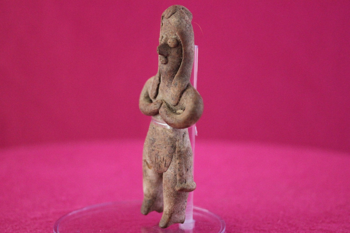 Authentic Pre Columbian Artifact Tomb Figure Colima Mexico 100 BC-250 AD COA 177