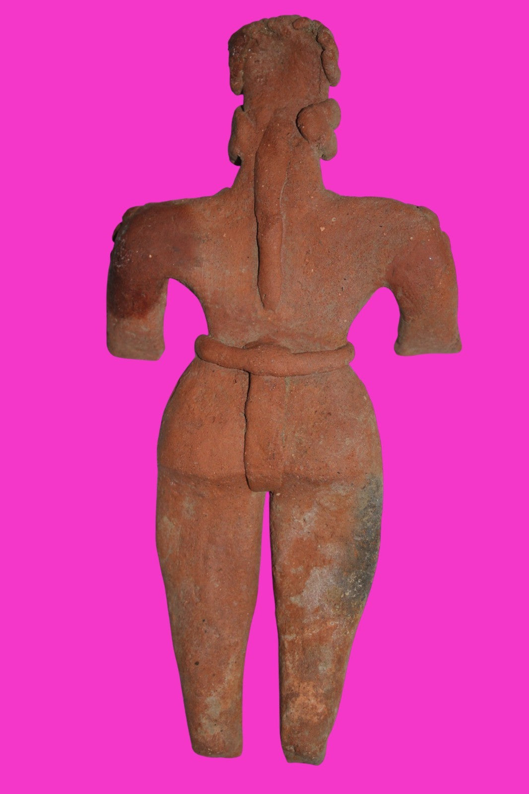 Pre Columbian Artifact 6 Inch Shaman Tomb Figure Colima Mexico 100 BC COA 239