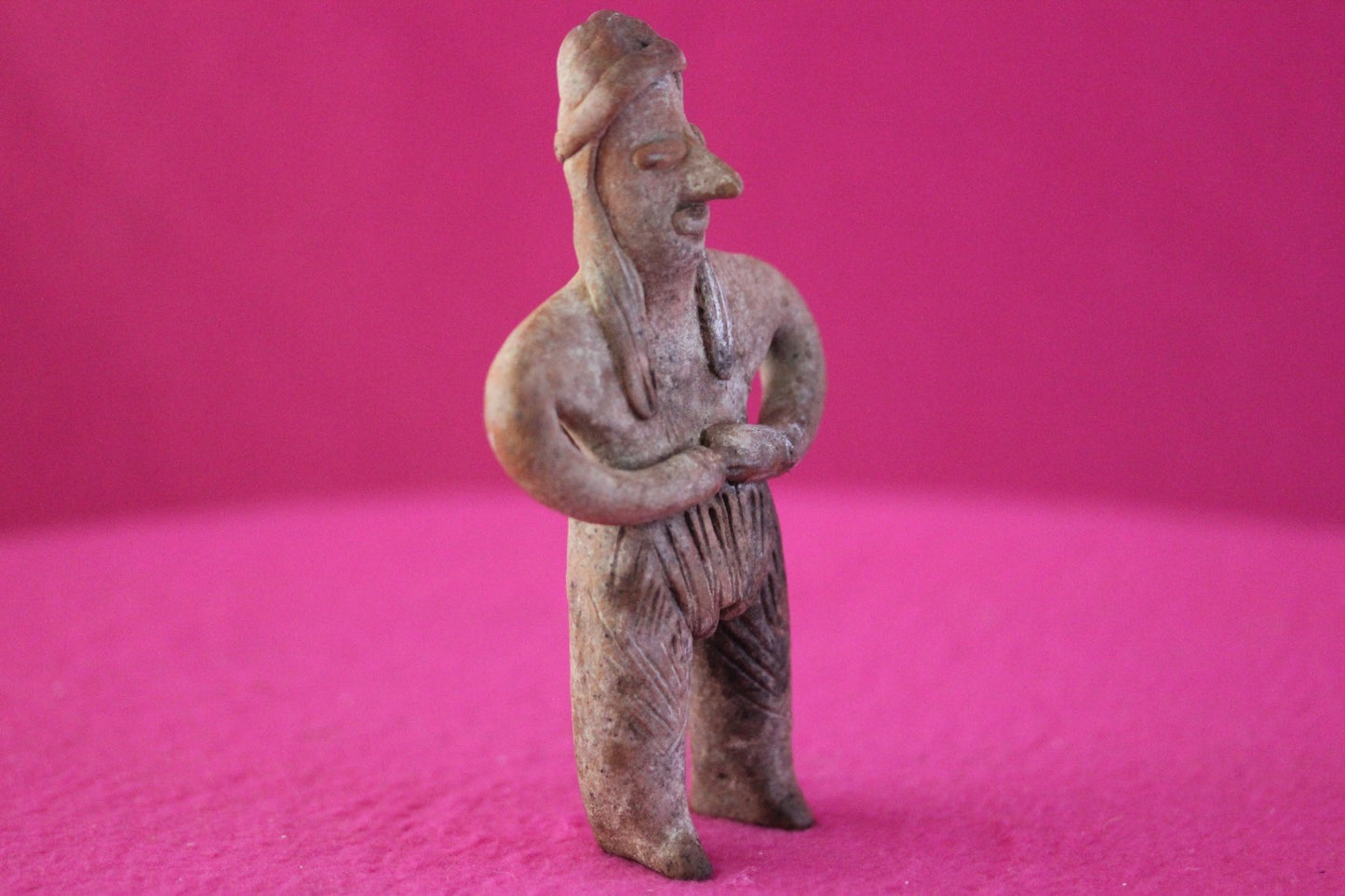 Authentic Pre Columbian Artifact Pretty Lady Tomb Figure Colima Mexico COA 197