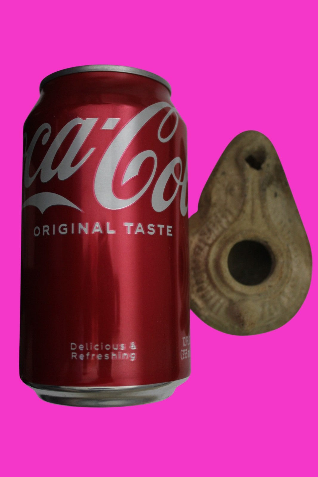 Ancient Holy Land Oil Lamp Artifact  From Jesus Christ Homeland 400-600AD COA 35