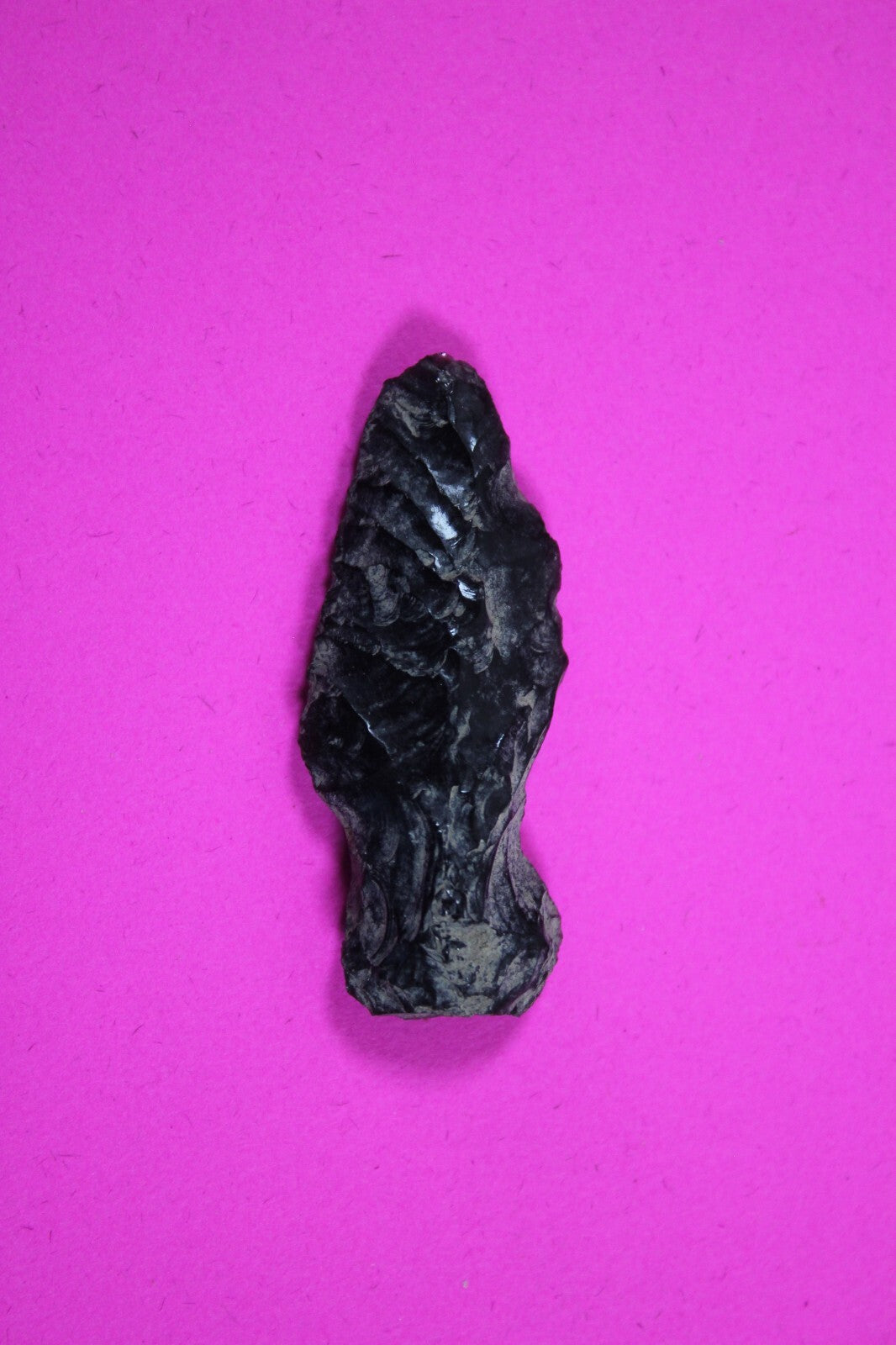 Pre Columbian Artifact Authentic Aztec Arrowhead Battle of Mexico City COA 64