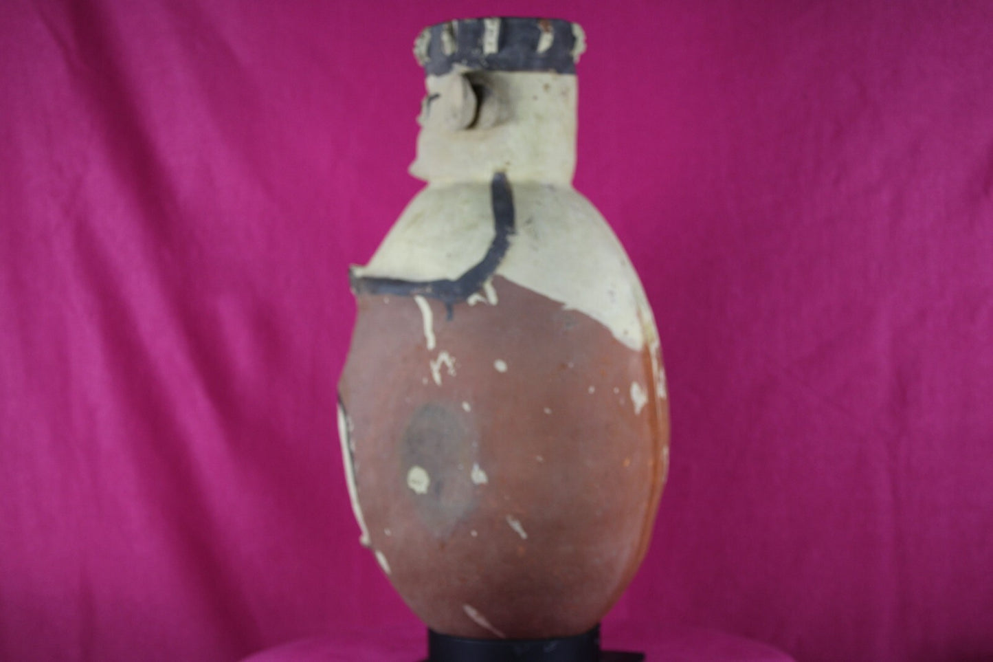 Pre Columbian Artifact Authentic 18 Inch Chancay Man Ex Arte Primitivo COA T106