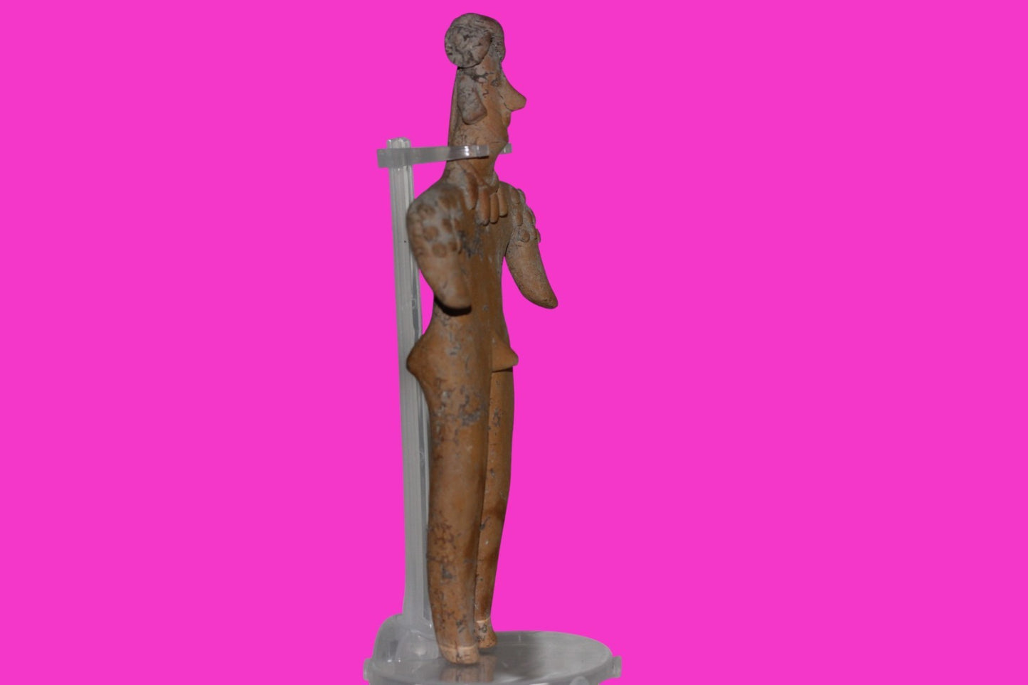 Pre Columbian Artifact 8 Inch Shaman Tomb Figure Colima Mexico 100 BC COA 249