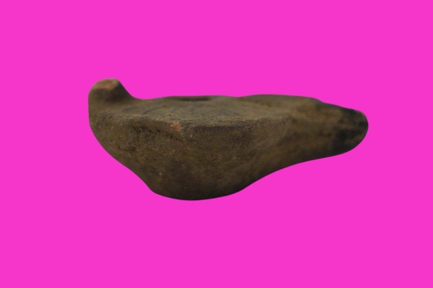 Holy Land Oil Lamp Ancient Artifact Jesus Christ Homeland 100-400 AD COA J107