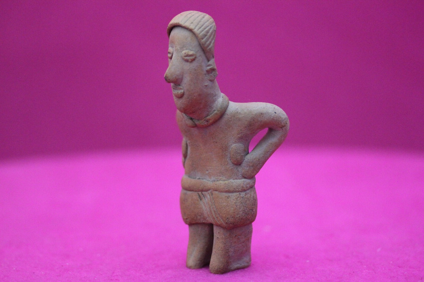 Authentic Pre Columbian Artifact Rare Grandma Tomb Figure Colima Mexico COA 155