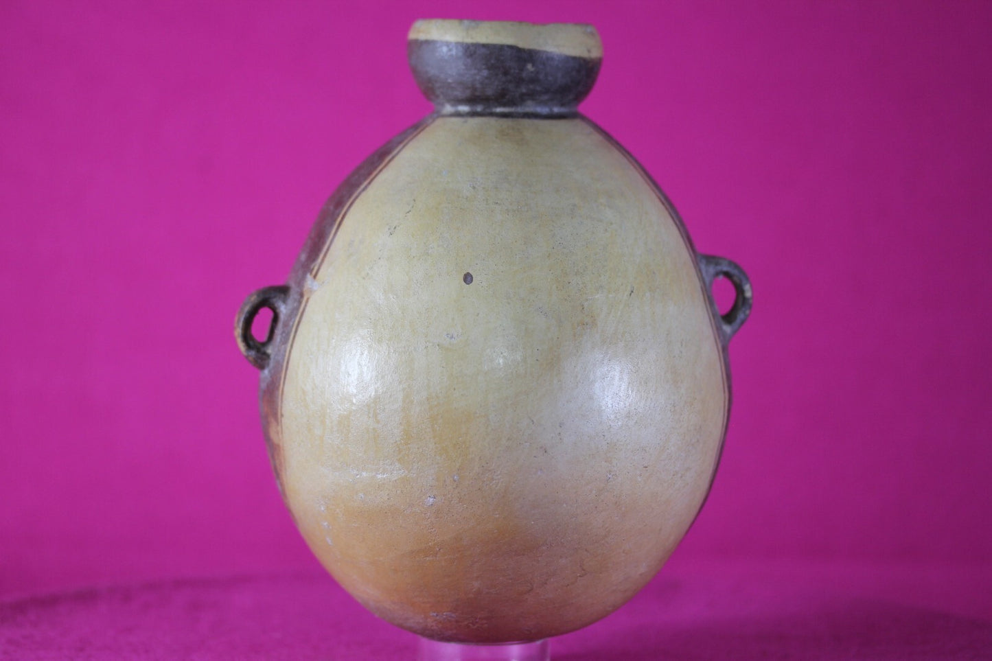 Authentic Pre Columbian Chancay Artifact 800-1200 AD Pottery Jar Peru COA T09