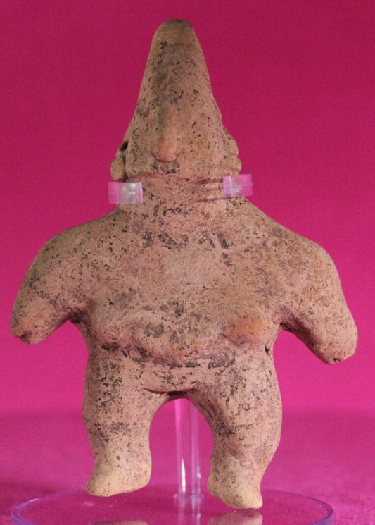 Pre Columbian Authentic Artifact Dwarf Tomb Figure Colima Mexico COA T87