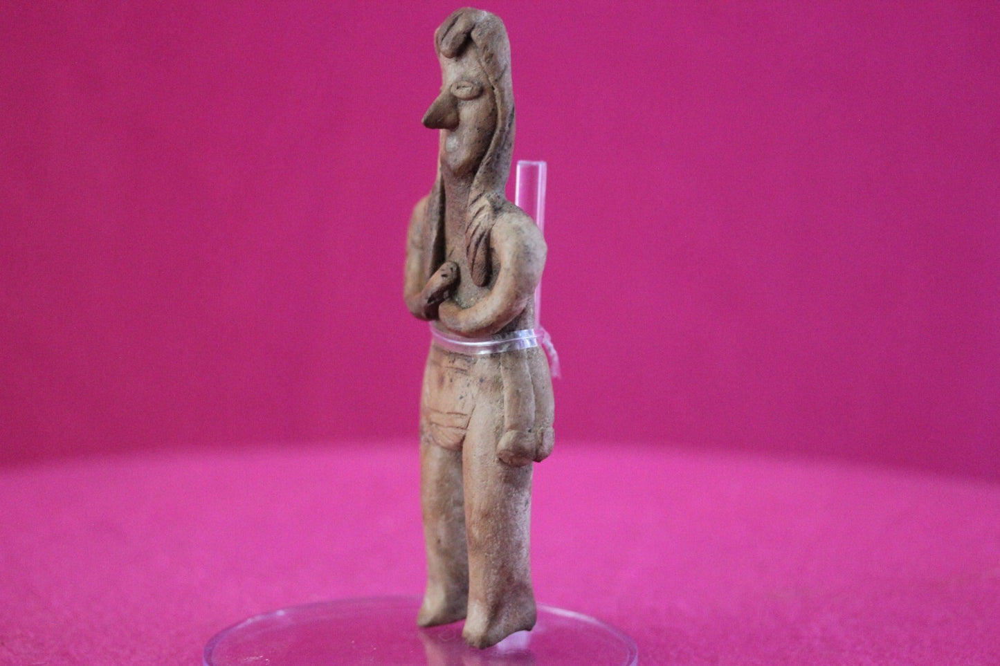 Authentic Pre Columbian Artifact Tomb Figure Colima Mexico 100 BC-250 AD COA 165