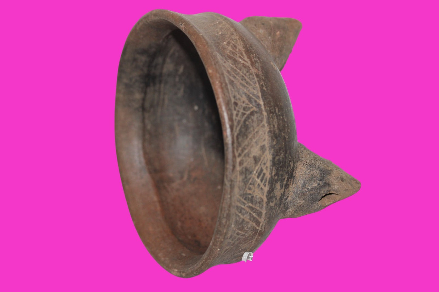 Pre Columbian Authentic Artifact Michoacan Tripod Rattle Bowl Mexico COA J16