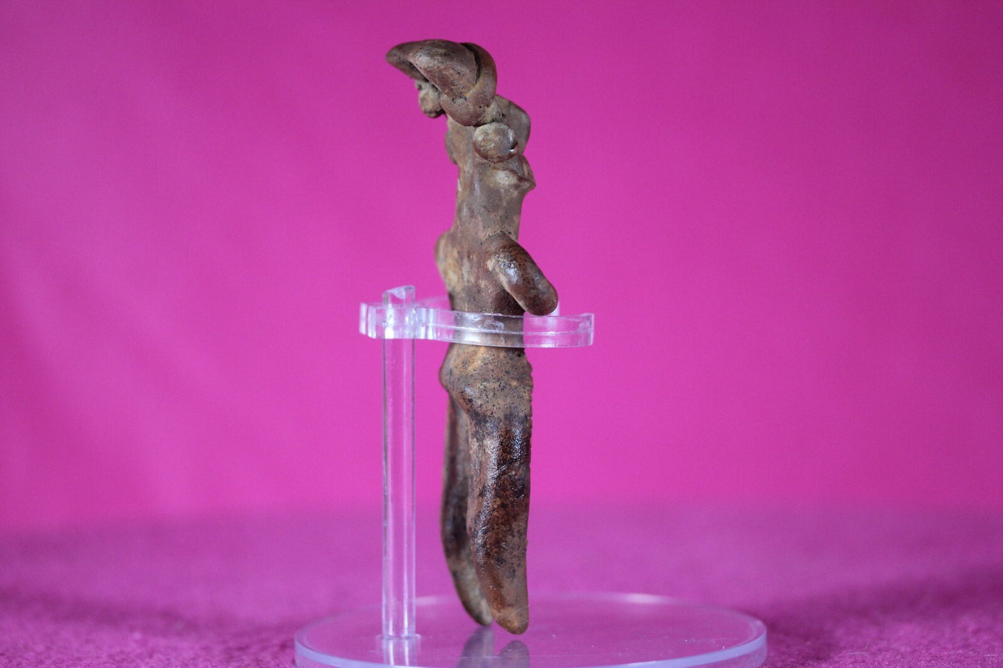 Authentic Pre Columbian Artifact Tomb Figure Colima Mexico 100 BC-250 AD COA 134
