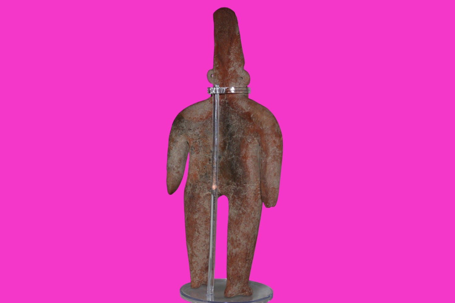 Pre Columbian Artifact Giant 10in Female Tomb Figure Colima Mexico 100BC COA 271