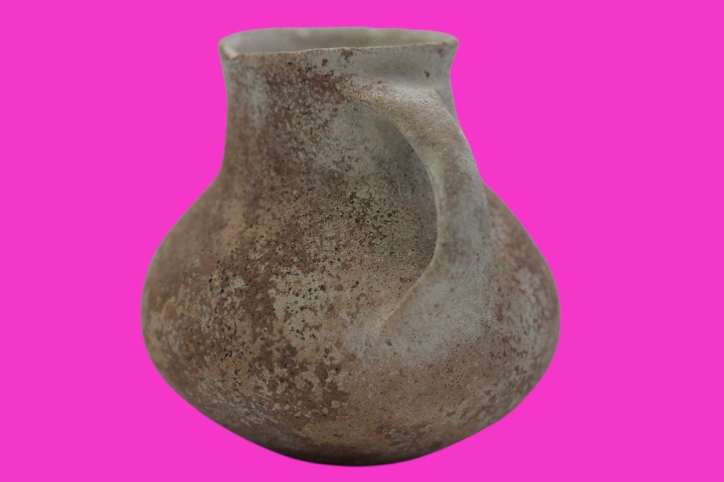 Holy Land Authentic Artifact Jesus Christ Home Land Juglet 100BC-400AD COA J35