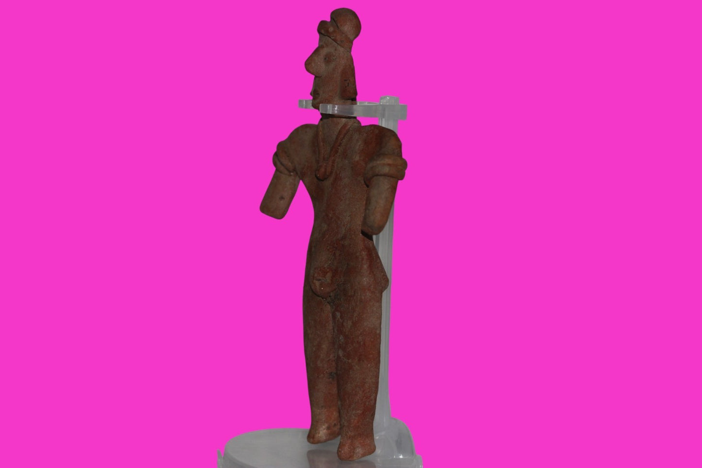 Pre Columbian Artifact 6 Inch Female Tomb Figure Colima Mexico 100 BC COA 246