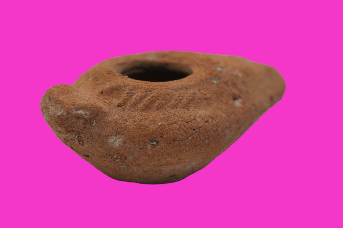 Ancient Holy Land Oil Lamp Artifact From Jesus Christ Home Land 100-500AD COA 56