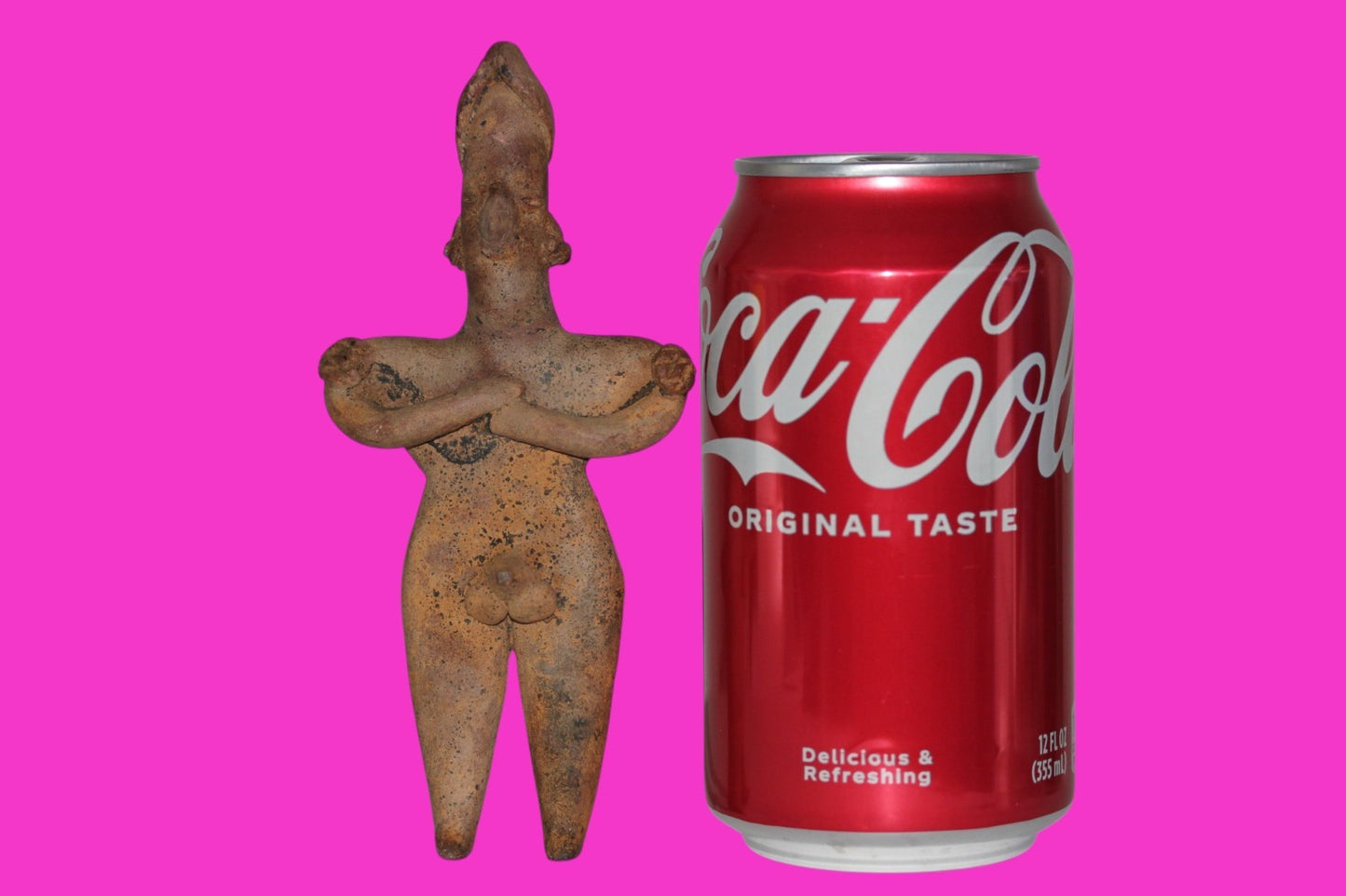 Authentic Pre Columbian Artifact Male Shaman Tomb Figure Colima Mexico COA 18