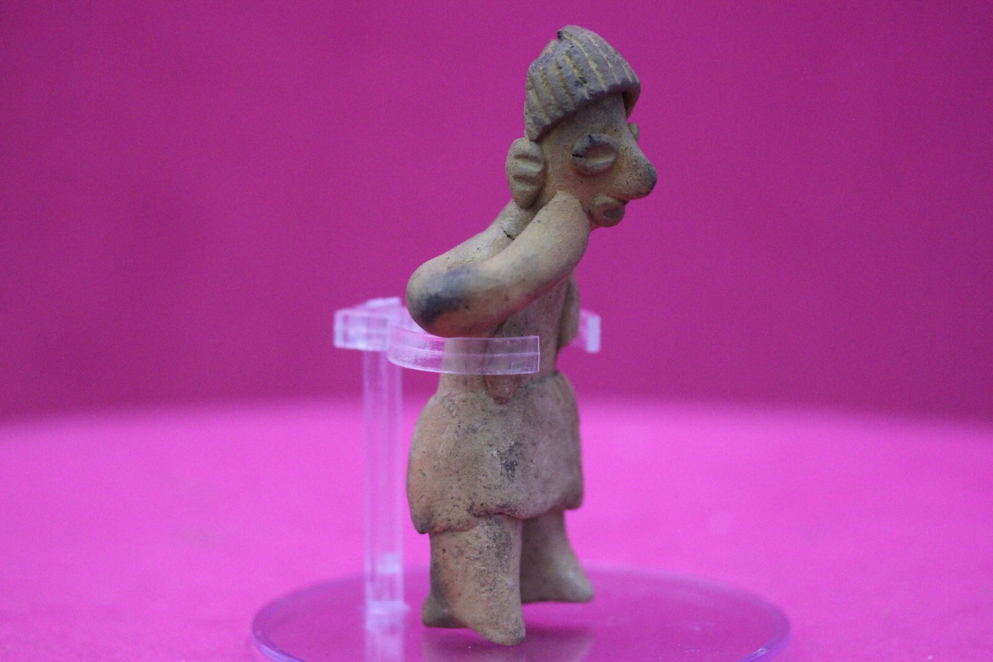 Authentic Pre Columbian Artifact Rare Grandma Tomb Figure Colima Mexico COA 148