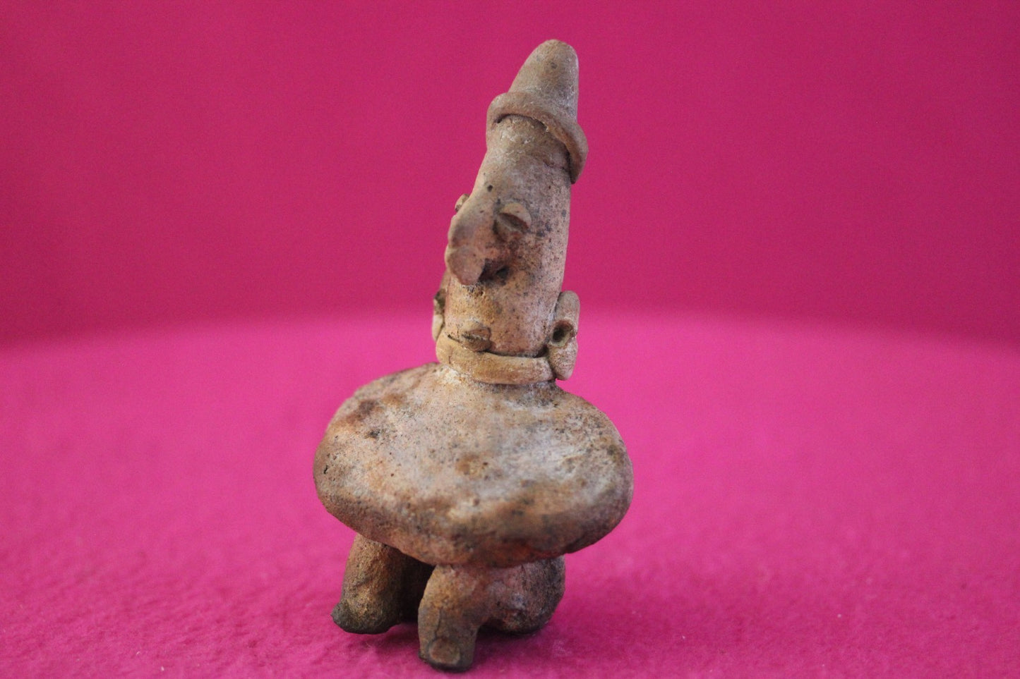 Authentic Pre Columbian Artifact Rare Skirted Tomb Figure Colima Mexico COA 182
