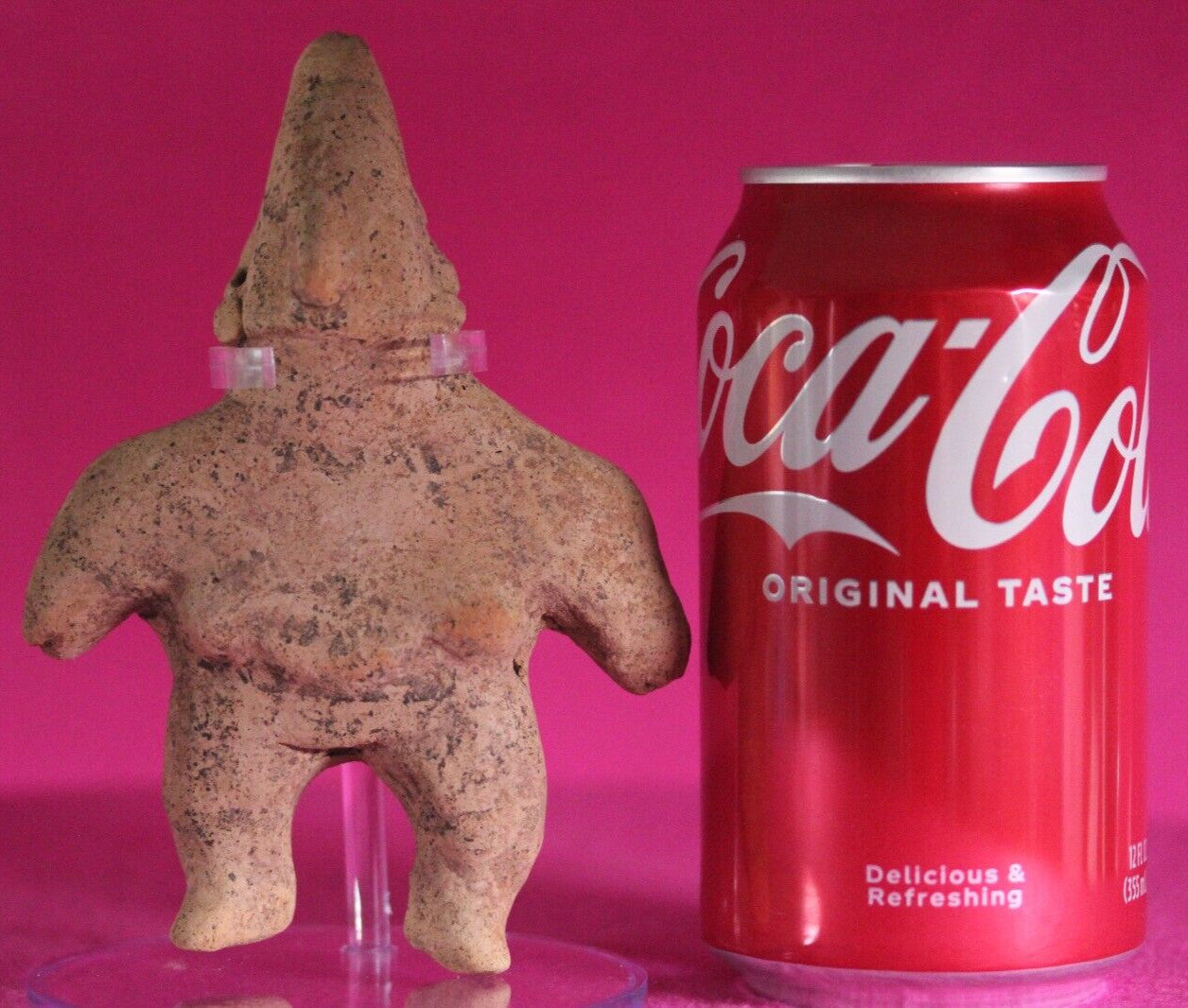 Pre Columbian Authentic Artifact Dwarf Tomb Figure Colima Mexico COA T87