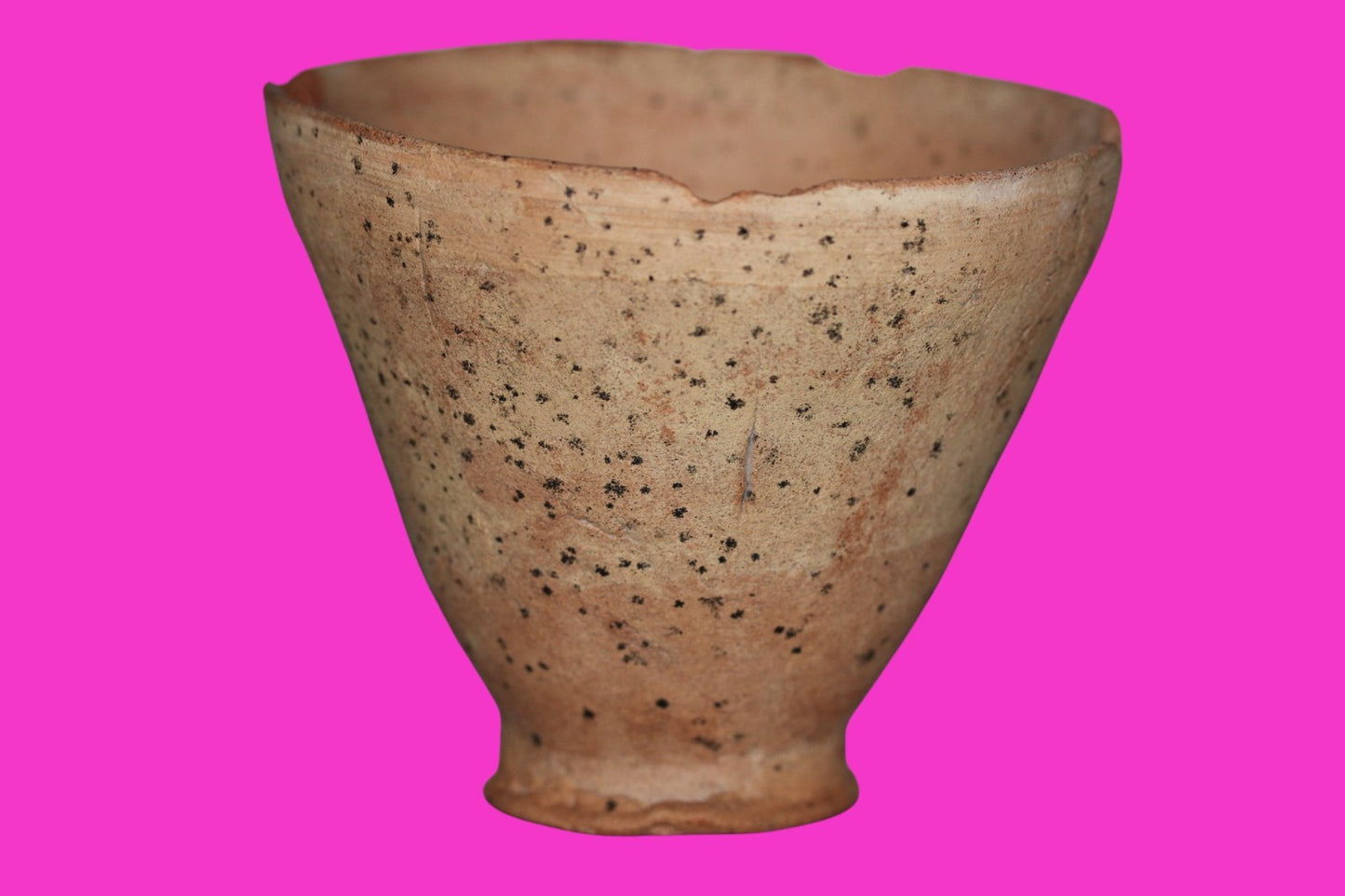 Time of Abraham Holy Land Artifact Ancient 4000 Year Old Cup  2000 BC COA J143