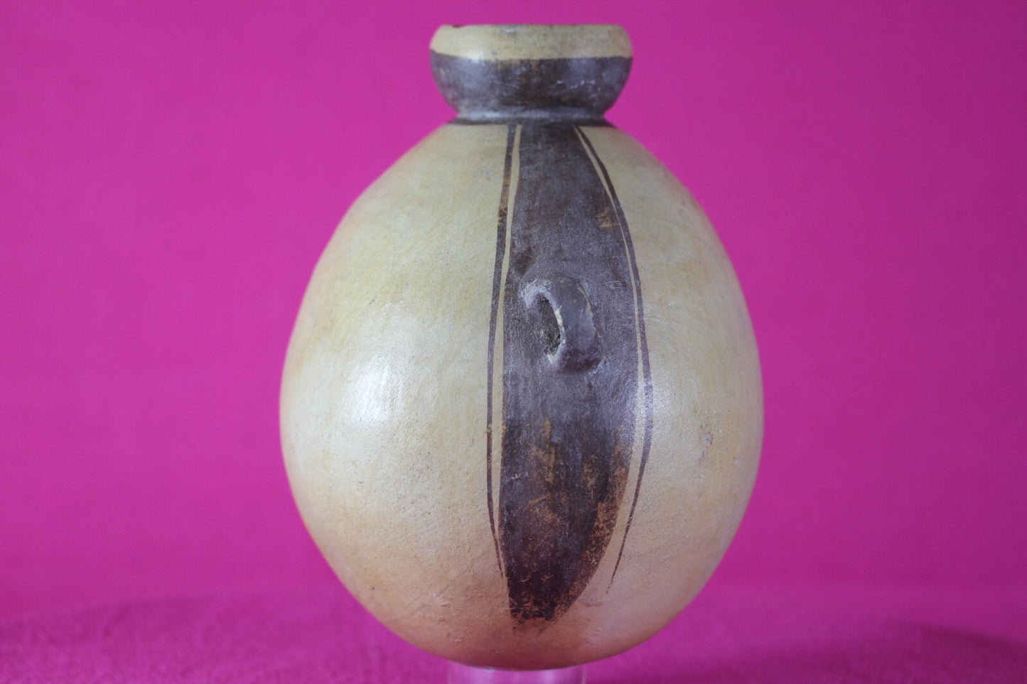 Authentic Pre Columbian Chancay Artifact 800-1200 AD Pottery Jar Peru COA T09