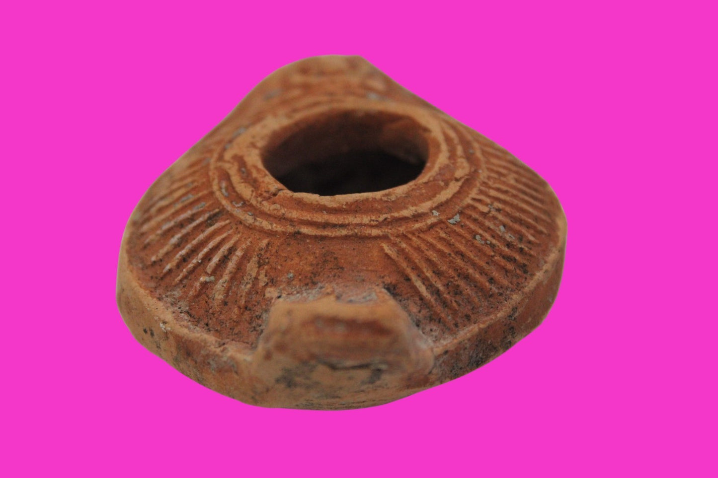 Ancient Holy Land Oil Lamp Artifact From Jesus Christ Home Land 100-500AD COA 64