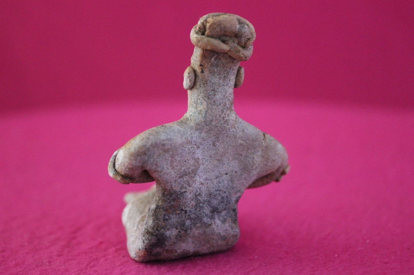 Authentic Pre Columbian Artifact Rare Seated Tomb Figure Colima Mexico COA 188