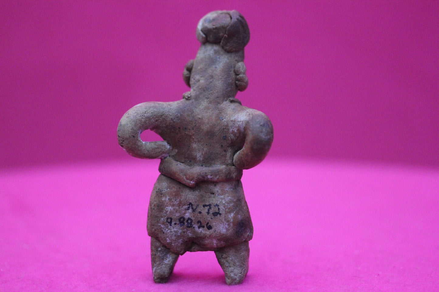 Authentic Pre Columbian Artifact Rare Grandma Tomb Figure Colima Mexico  COA 154