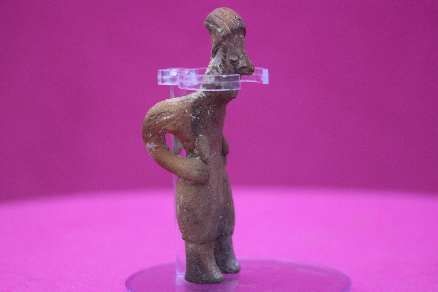 Authentic Pre Columbian Artifact Rare Grandma Tomb Figure Colima Mexico  COA 145