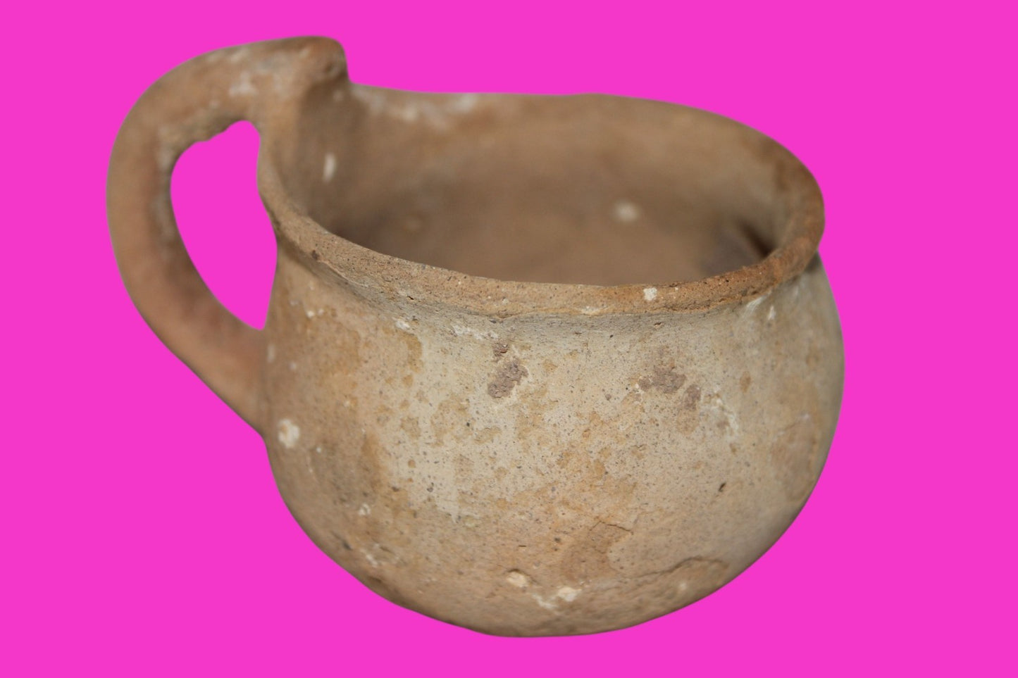 Time Of Abraham Holy Land Artifact Ancient 4000 Year Old Cup 2000 BC COA 23