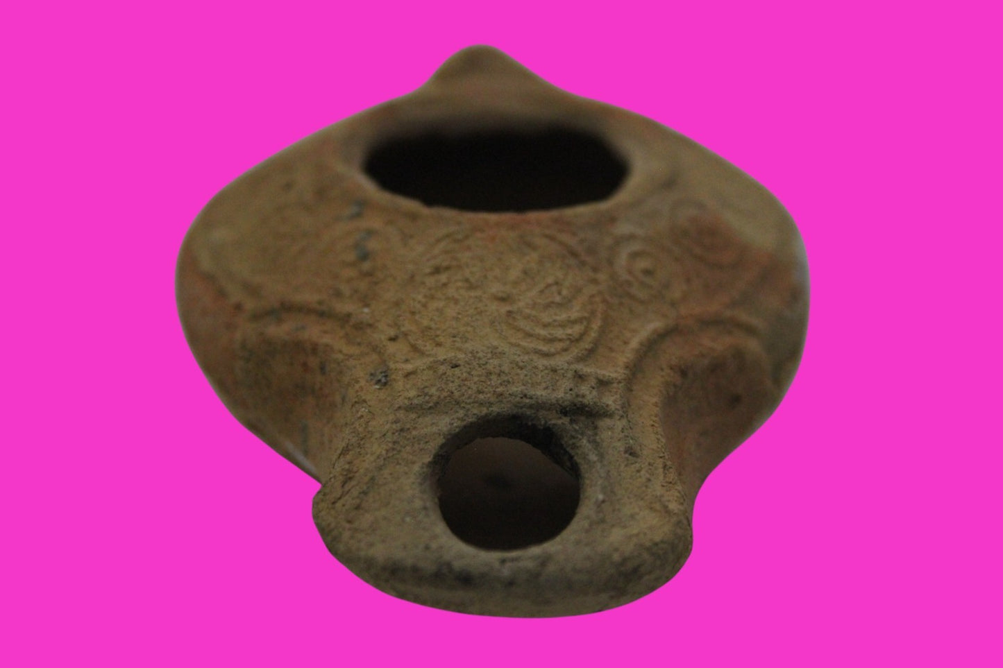 Ancient Holy Land Oil Lamp Artifact From Jesus Christ Home Land 100-500AD COA 50