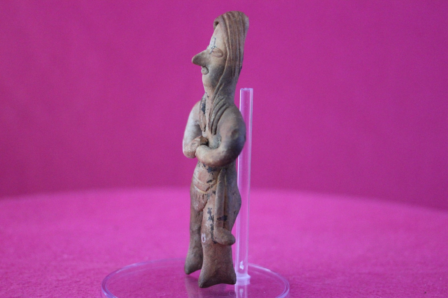 Pre Columbian Artifact Authentic Pretty Lady Tomb Figure Colima Mexico COA 196