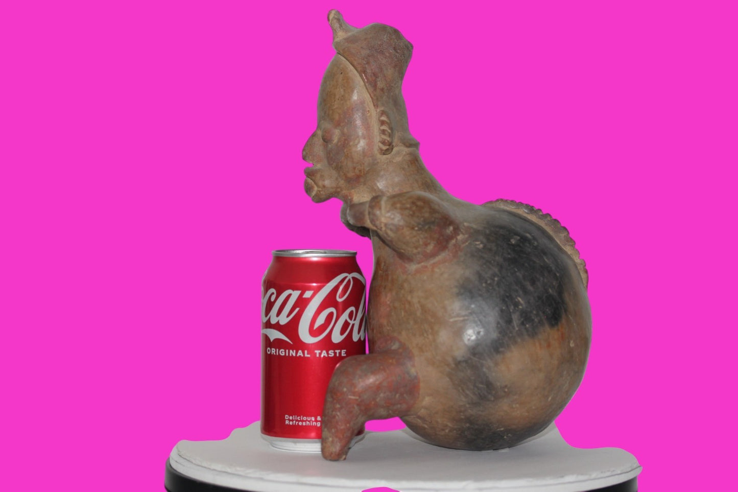 Pre Columbian Artifact Authentic Bloated Figure Jalisco Mexico 300 BC COA 218