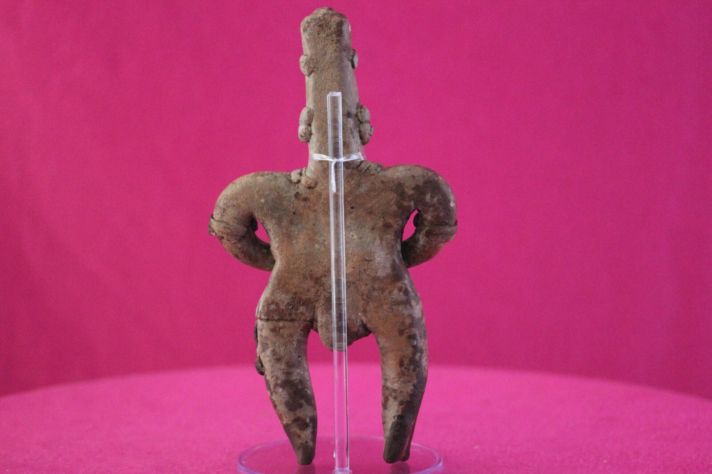 Authentic Pre Columbian Artifact Tomb Figure Colima Mexico 100 BC-250 AD COA 158