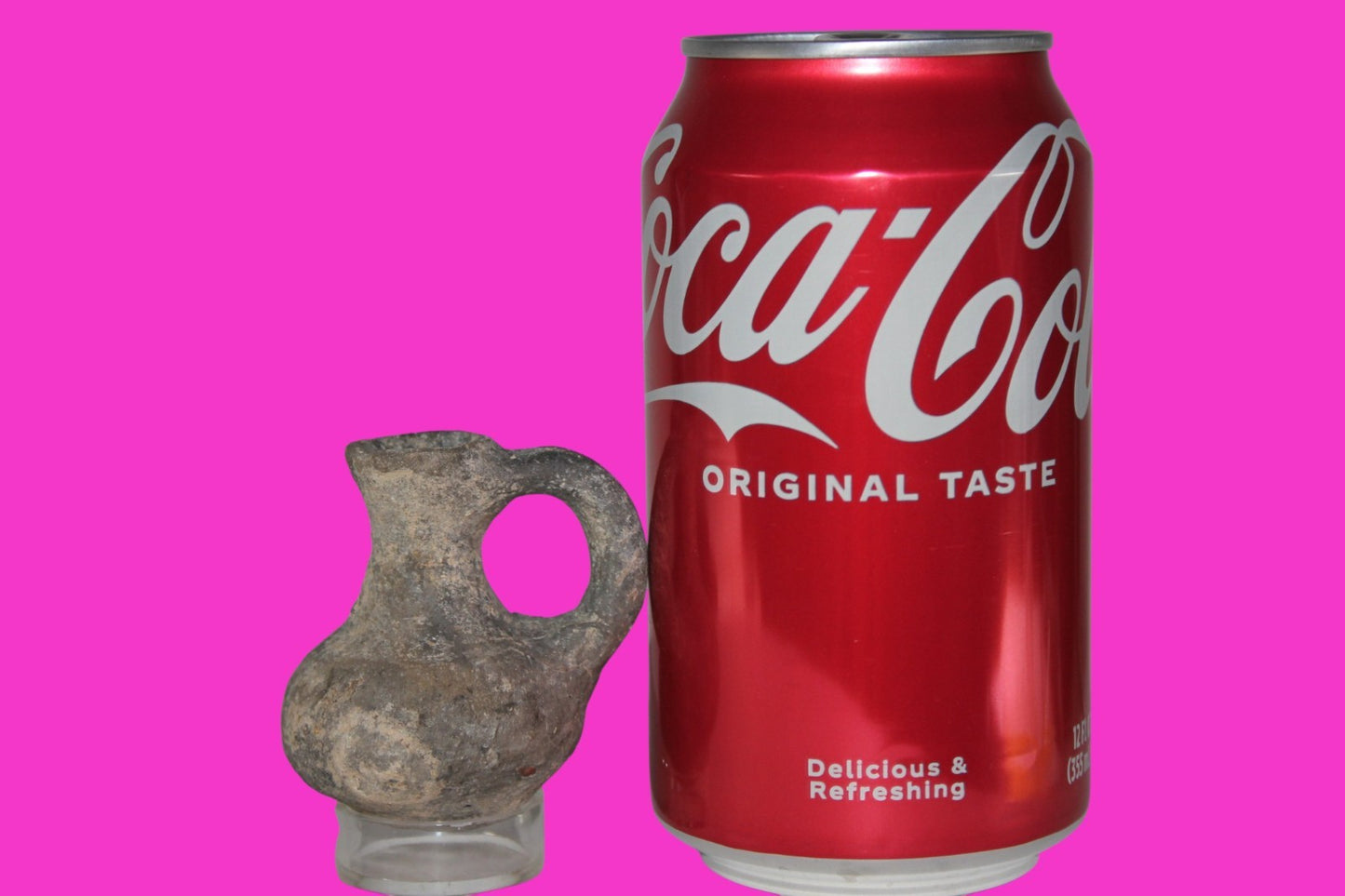 Ancient Holy Land Artifact King David Mini Jugglet Christ Home Land 1000BC COA 2