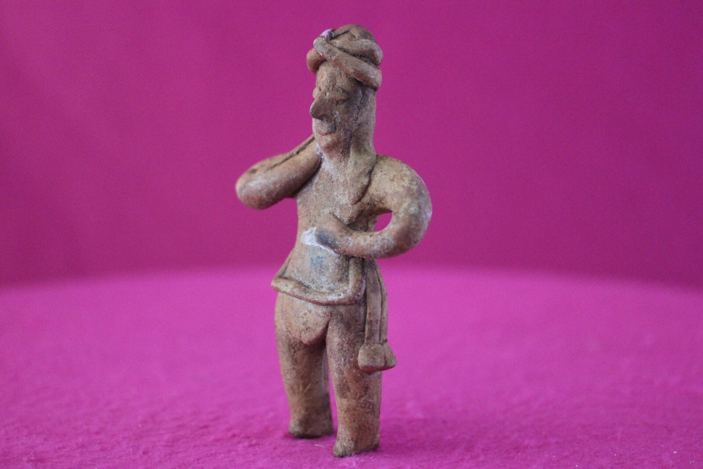 Authentic Pre Columbian Artifact Tomb Figure Colima Mexico 100 BC-250 AD COA 175
