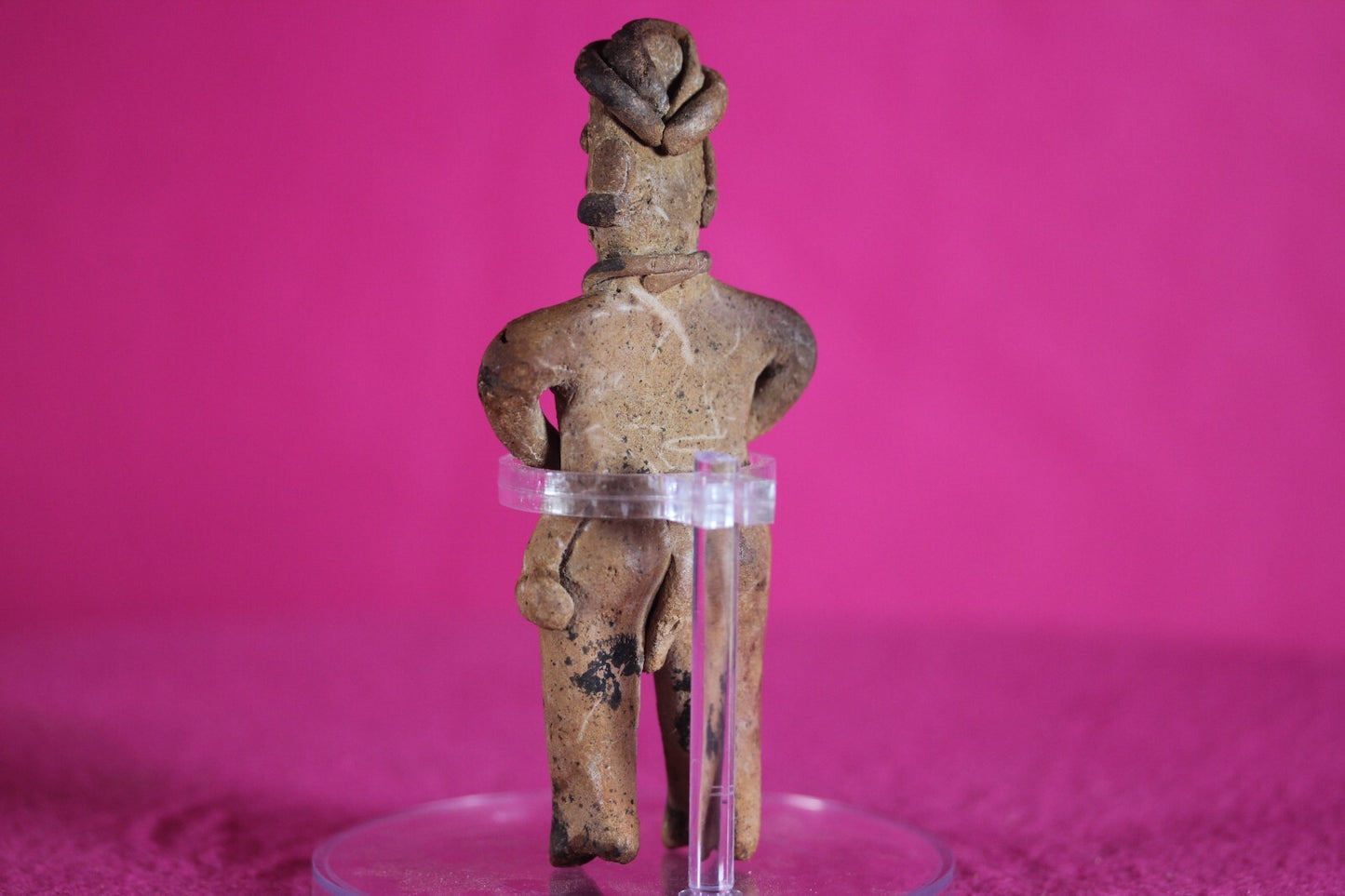 Authentic Pre Columbian Artifact Tomb Figure Colima Mexico 100 BC-250 AD COA 141