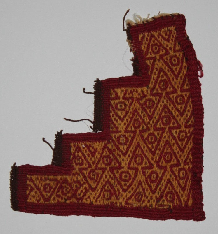 Pre Columbian Artifact Authentic Frameable Textile Border Chancay Peru COA 20