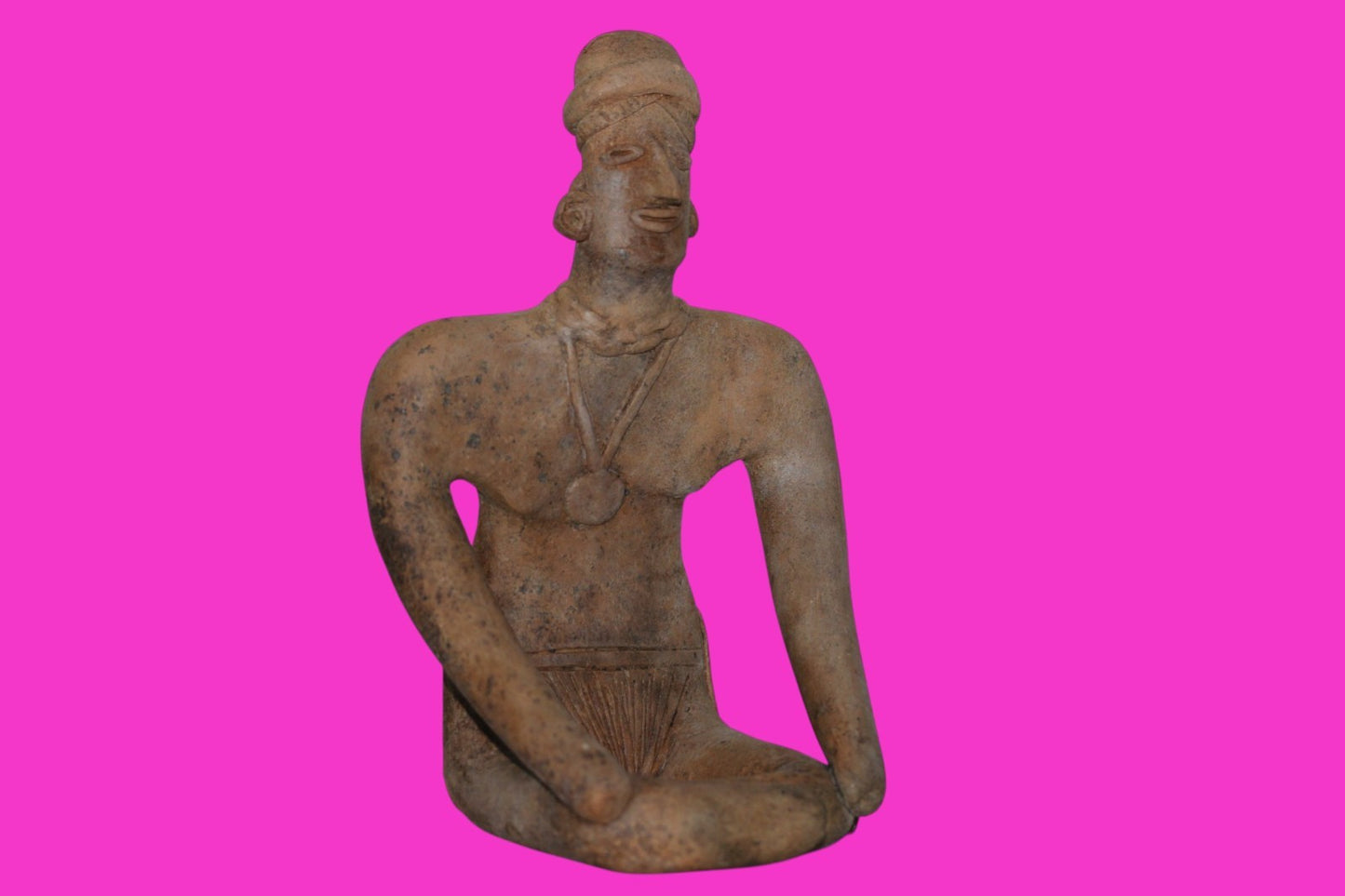 Pre Columbian Museum Quality Artifact Large Tomb Figure Colima Mexico COA 215