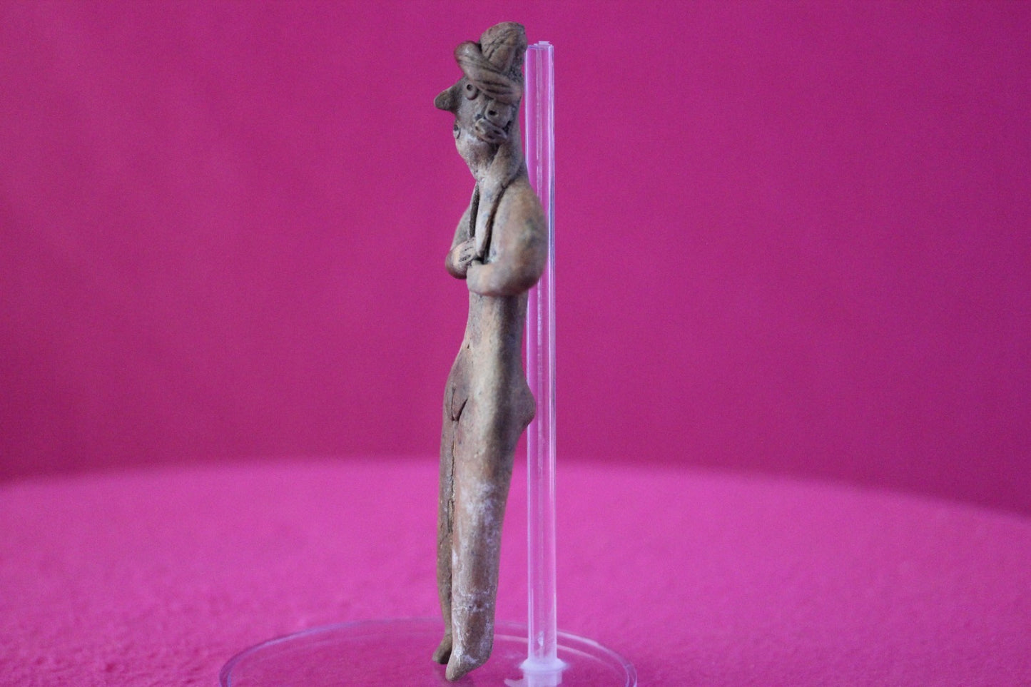 Pre Columbian Artifact Authentic Pretty Lady Tomb Figure Colima Mexico COA 204